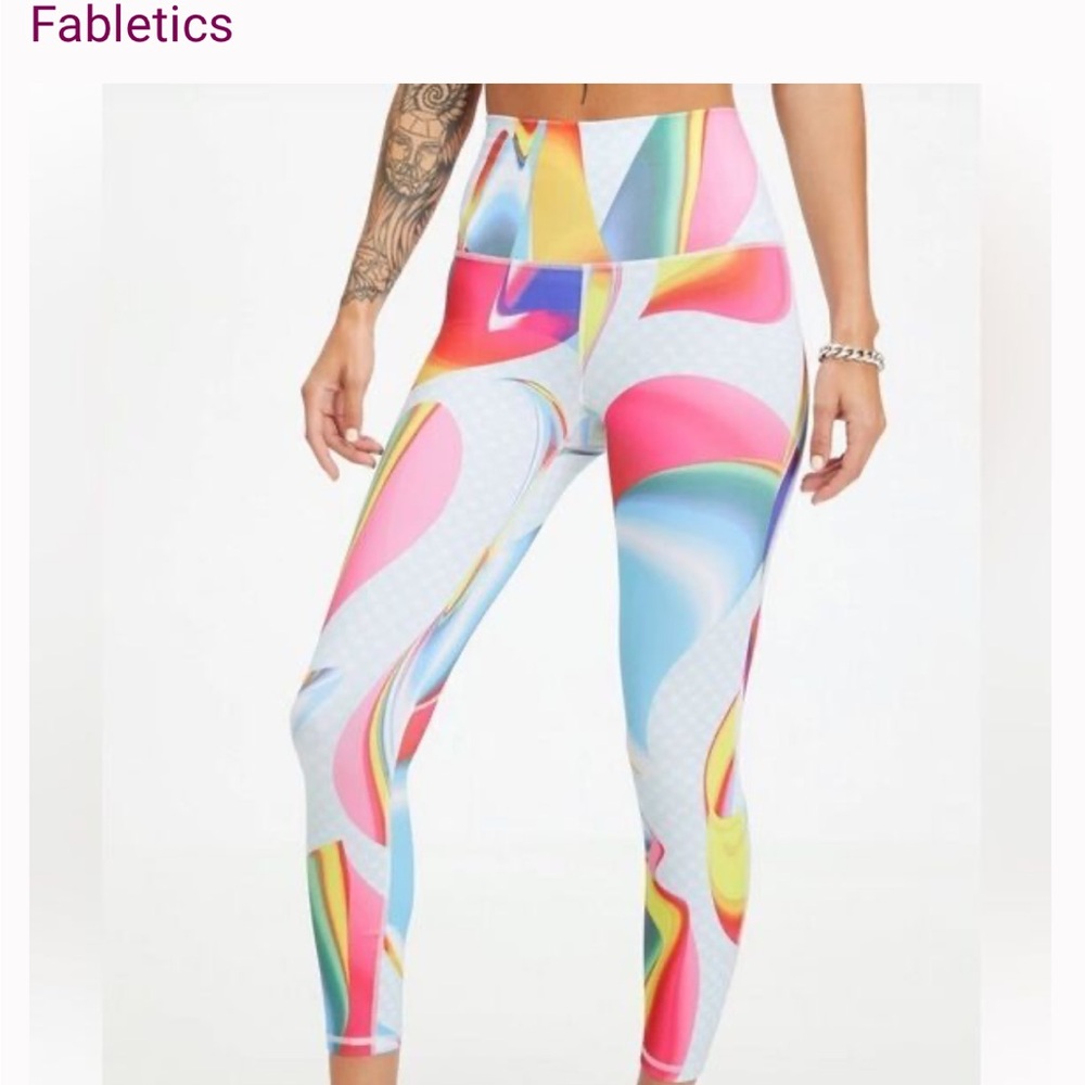 NWT Fabletics CARNAVAL Define PowerHold® Ultra HW 7/8 Legging
